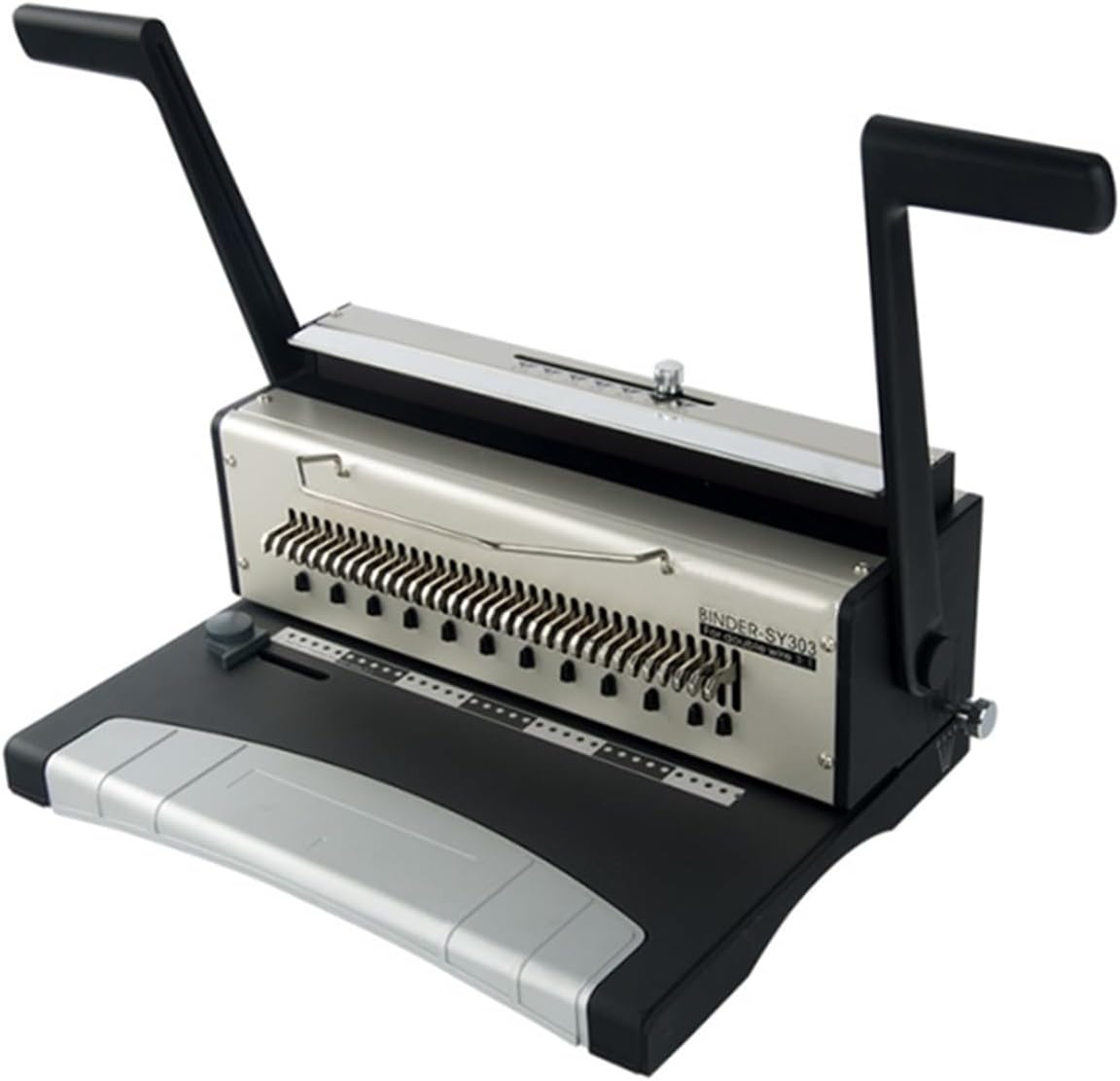 Binding Machines, 34 Hole Binding Machine Square Hole/Round Hole S303/SY303 Punching Machine 3:1 Double Coil Binding Machine(S303 Square Hole)