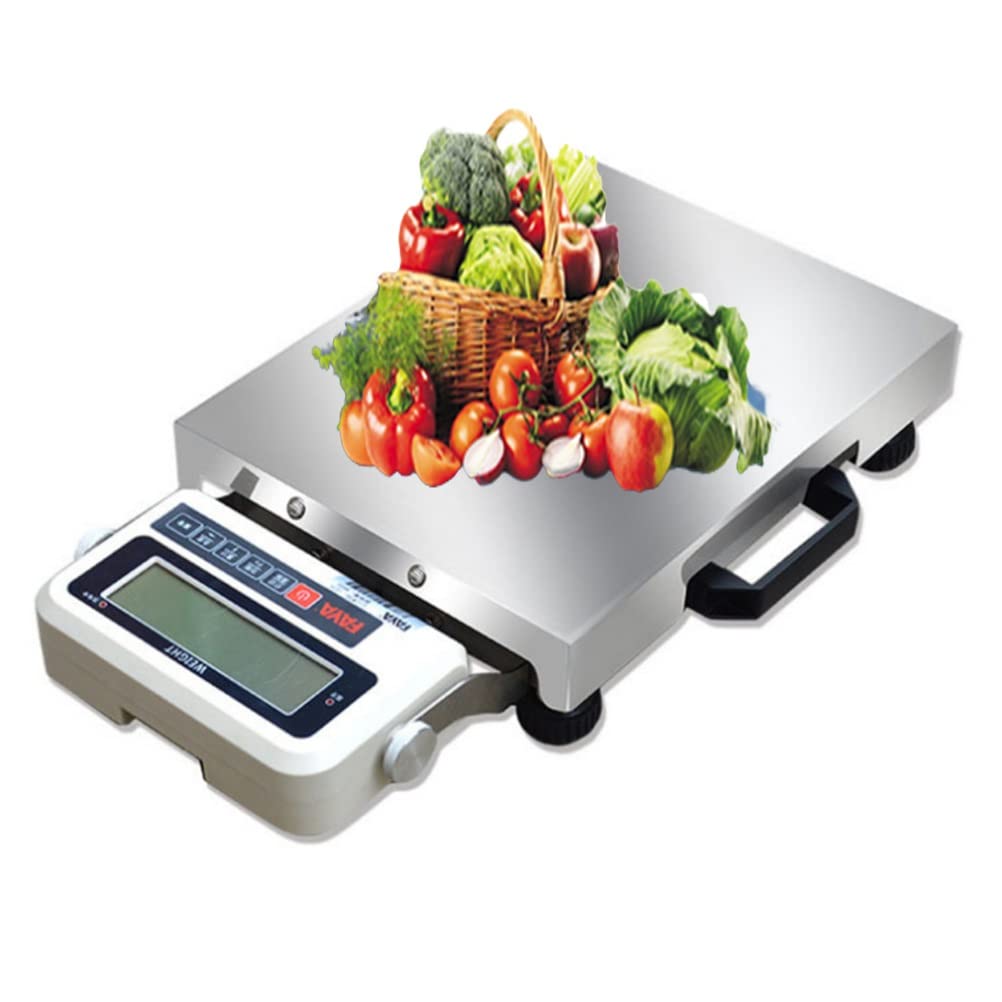 Digital Platform Scale Weight Electronic Floor Heavy Duty Folding Scales High-Definition LCD Display Perfect for Luggage Package Price Computing Postal Shipping Mailing (Size : 300kg/20g) (300kg/20g