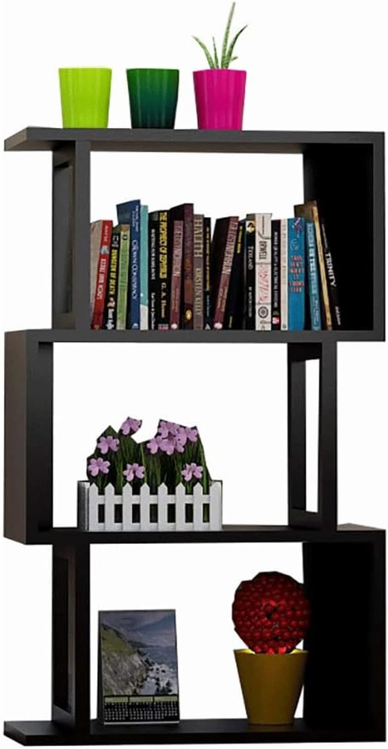 PAASHE Bookshelf Multi-Layer Storage Rack Bookcase Simple Modern Bookshelves Safe and Eco-Friendly Rack Bookcase Loading 20kg
