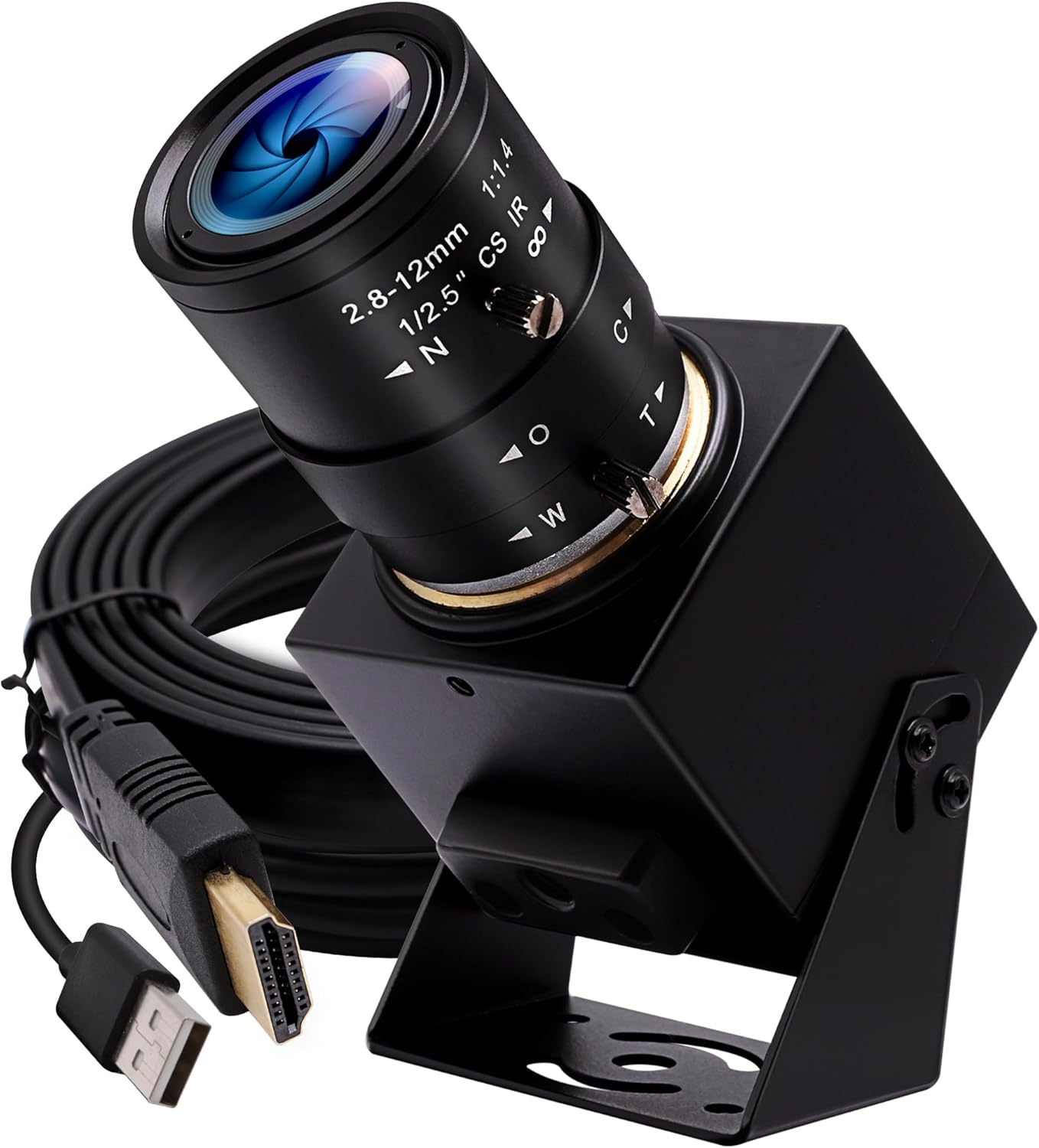 IFWATER 1080P HDMI Camera 4K USB Webcam for Live Streaming 30FPS 4X Optical Zoom Lens USB HDMI Simultaneous Output Video Camera Close-up PC Camers Plug and Play for Linux Raspberry Pi Jetson Nano