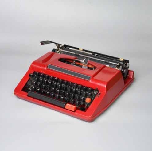 ZHZHZ Vintage Manual Typewriter for Jungle Novel Writing Off White Black Keyboard Color Option