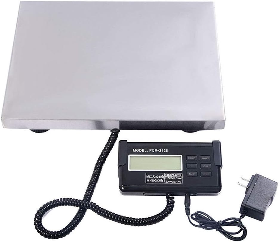 Postal Electronic Scale, High-Precision 300kg Electronic Weighing Industrial 0.1g Household Called Multi-Functional Home (300Kg/0.1kg)