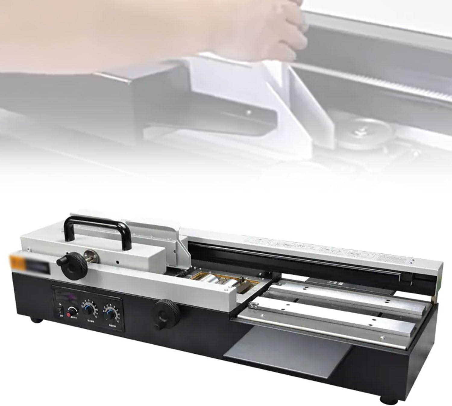 1400W Electric Glue Binding Machine, A4 Wireless Paper Binding Device with 40mm Binding Thickness, Temperature & Pressure Adjustable, for Archives, Documents, Books, Albums