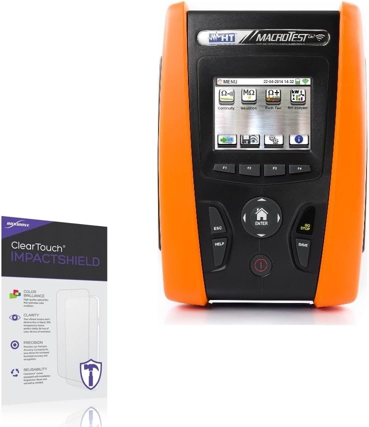 BoxWave Screen Protector Compatible With HT MACROTESTG2 - ClearTouch ImpactShield (2-Pack), Impenetrable Screen Protector Flexible Film