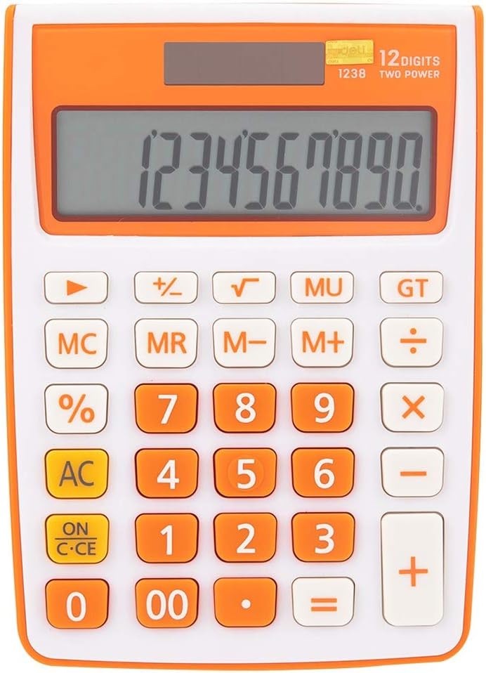 DUYHBAWRS Calculator Calculator Office Desk Calculator Color Cute Calculators Power Business Supplies Electronic Programmer(D)