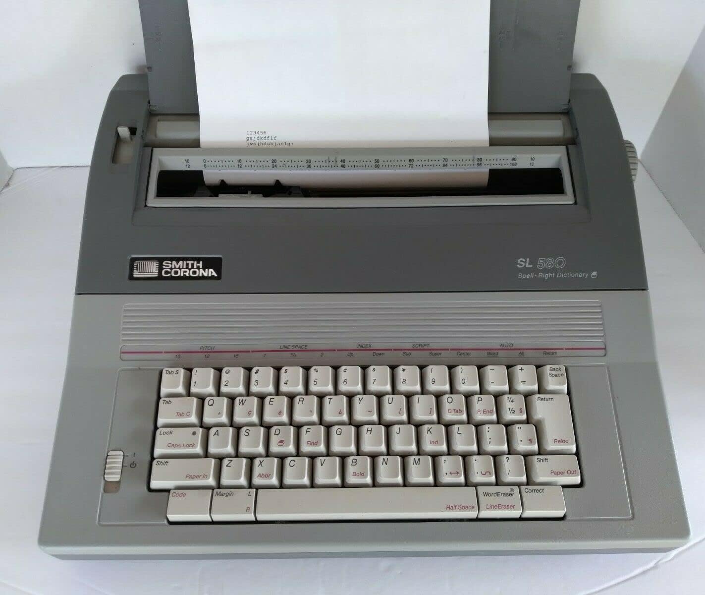 Smith Corona Typewriter SL580 Model 5A-1 120V