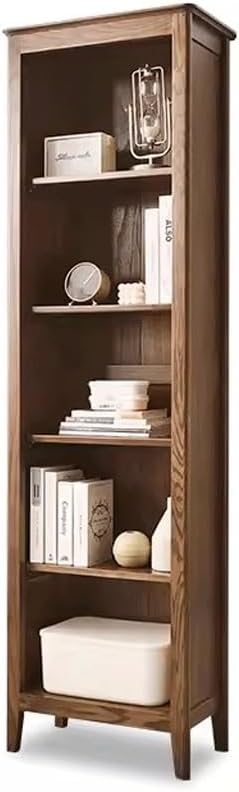 YOUQUEEN Book Shelf Oak Bookcase Display Rack All Solid Wood Small Bookshelf Solid Wood Storage Rack Nordic Study Furniture Bookshelves and Bookcases