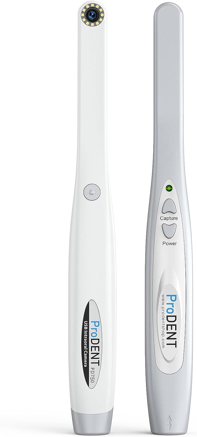 ProDENT Intraoral Camera PD750 Capture Button Integrated with Dexis, Eaglesoft, OpenDENTAL and More (Classical)