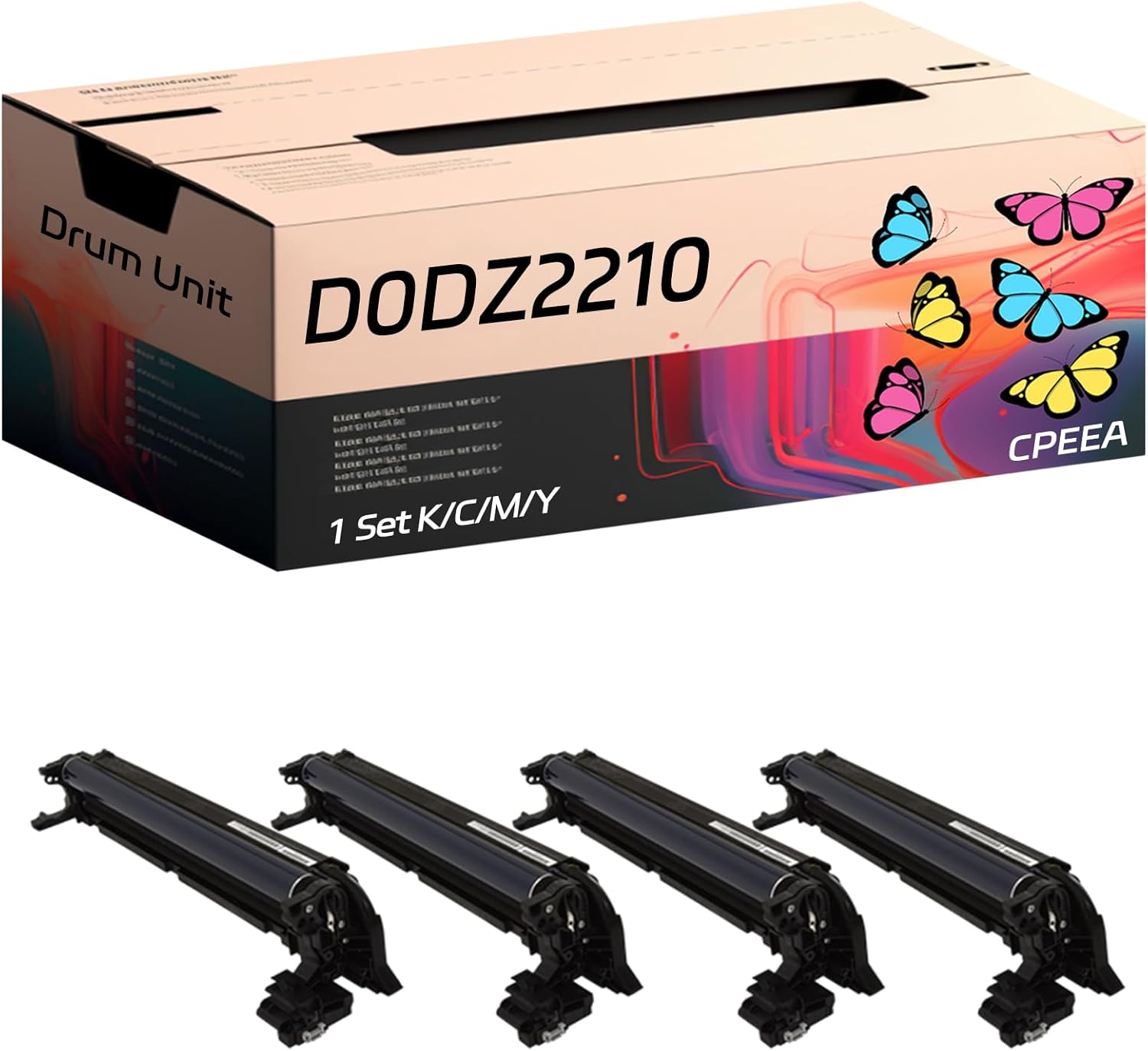 CPEEA D0DZ2210 D0DZ2211 D0DZ2212 D0DZ2213 Drum Unit Compatible with Ricoh IM C2510 Printers, High Yield 90000 Pages, Reliable Performance (Multicolor)