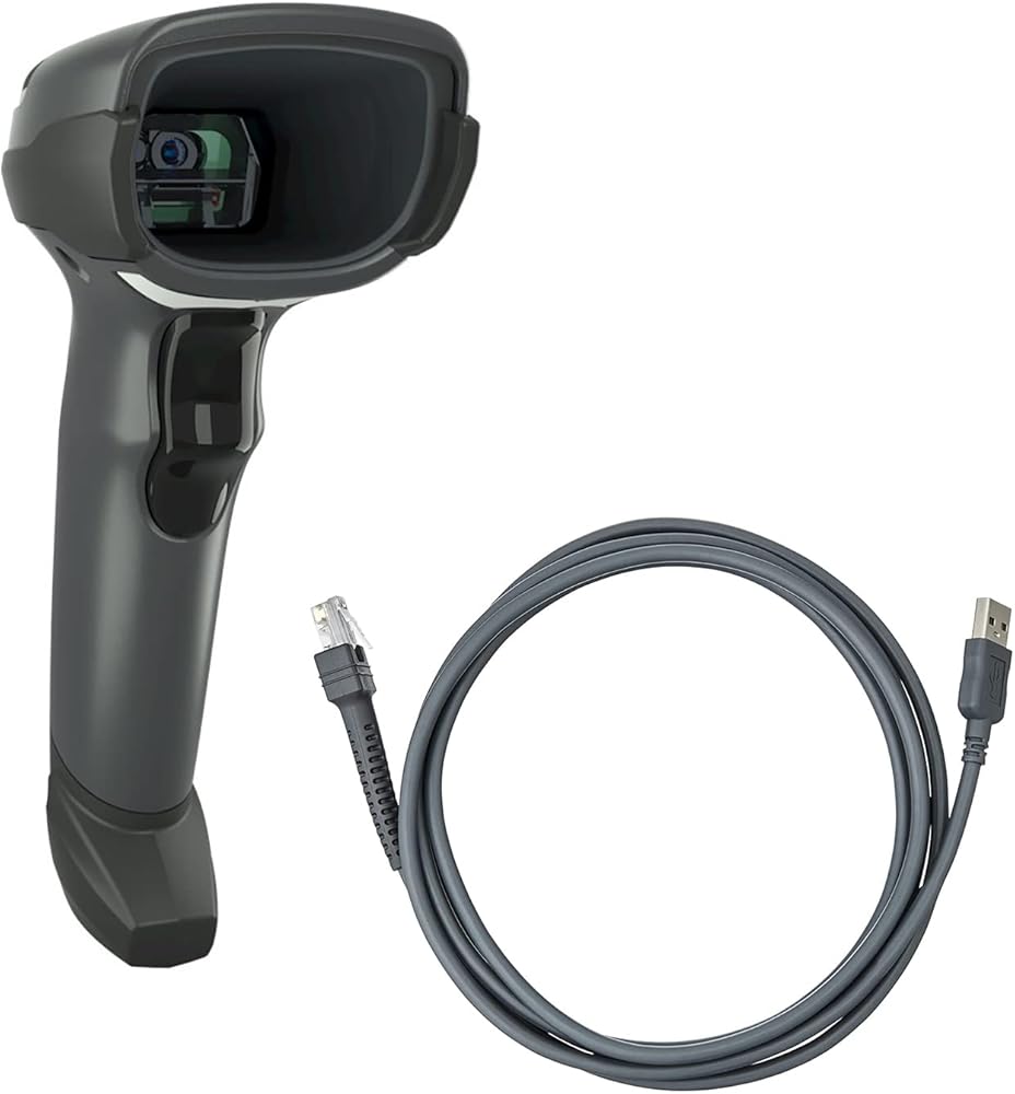 Zebra DS4608-SR Standard Range 1D 2D Handheld Barcode Scanner QR Wired USB Imager Black Corded Screen Code Reader for POS System - JTTANDS (Renewed)