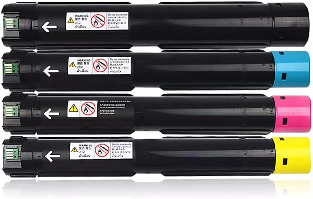 Remanufactured Toner Cartridge for Xerox VersaLink C7120 C7125 C7130 Printer (KYMC 4 Pack) Extra High Capacity Toner Set (006R01824, 006R01825, 006R01826, 006R01827)