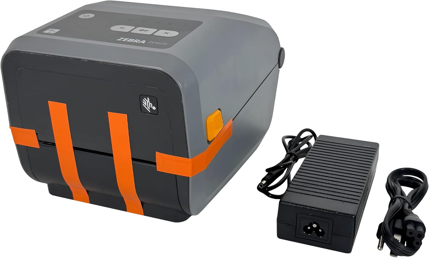 Zebra ZD420 (GX430T Replaces) Thermal Transfer Label Printer USB BT WiFi 300 dpi with Bundle AC Adapter USB Cable and a Roll of Thermal Paper 1 Year Warranty (Renewed)