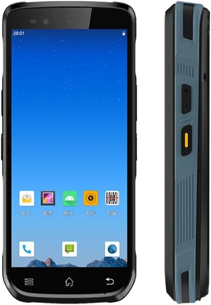 6 Inch Rugged PDA Android 12 Handheld Barcode Scanner Touch Screen Mobile Computer Portable PDA 1D & 2D Bar Code Reader Wi-Fi & 4G LTE for Warehouse Inventory Logistics
