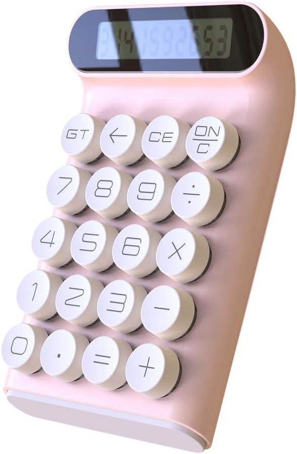 Heart Mechanical Button Calculator is Good Helper for Accounting and Calculation