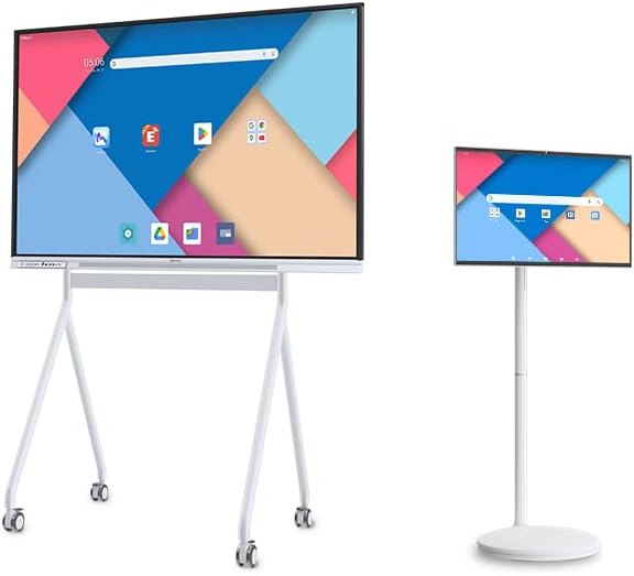 NEWORK 65 Inch Smart Board with 27 Inch Smart Portable TV, Suitable for Offices, classrooms, and Homes