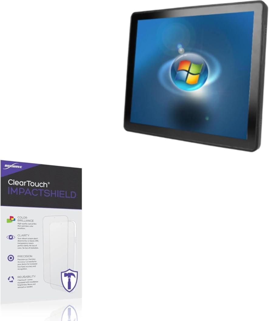 BoxWave Screen Protector Compatible with TRU-Vu VL-HBTP-19H - ClearTouch ImpactShield (2-Pack), Impenetrable Screen Protector Flexible Film