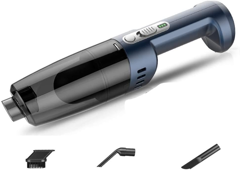 Handheld Vacuum Cordless, Cordless Handheld Vacuum Cleaner, 4000Pa Suction Power, 30 Minutes Use Car Vacuum Cleaner for Home Cleaning