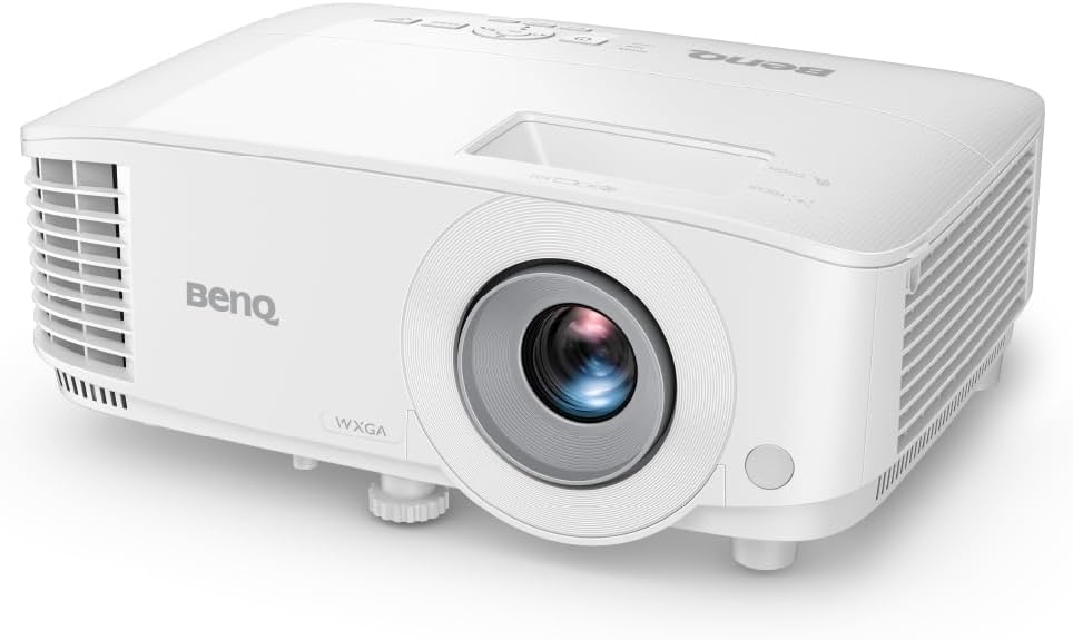 BenQ WXGA Business Projector (MW560C) - DLP - 4,000 Lumens High Brightness - 20,000:1 High Contrast Ratio - HDMI, VGA - Auto Keystone Correction - Simple Setup - SmartEco Technology