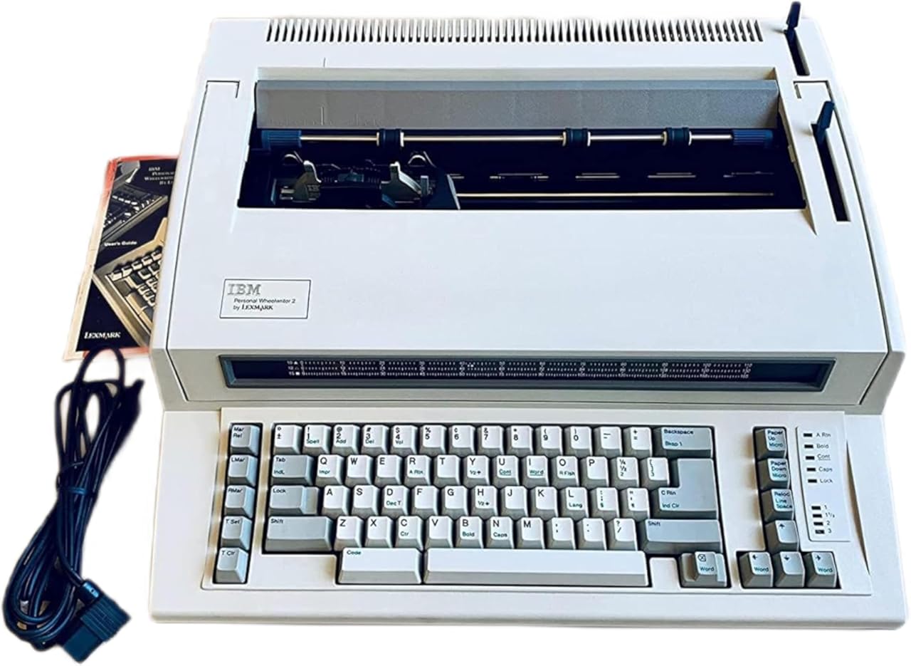 IBM Personal Wheelwriter 2 Electronic Typewriter (Renewed)