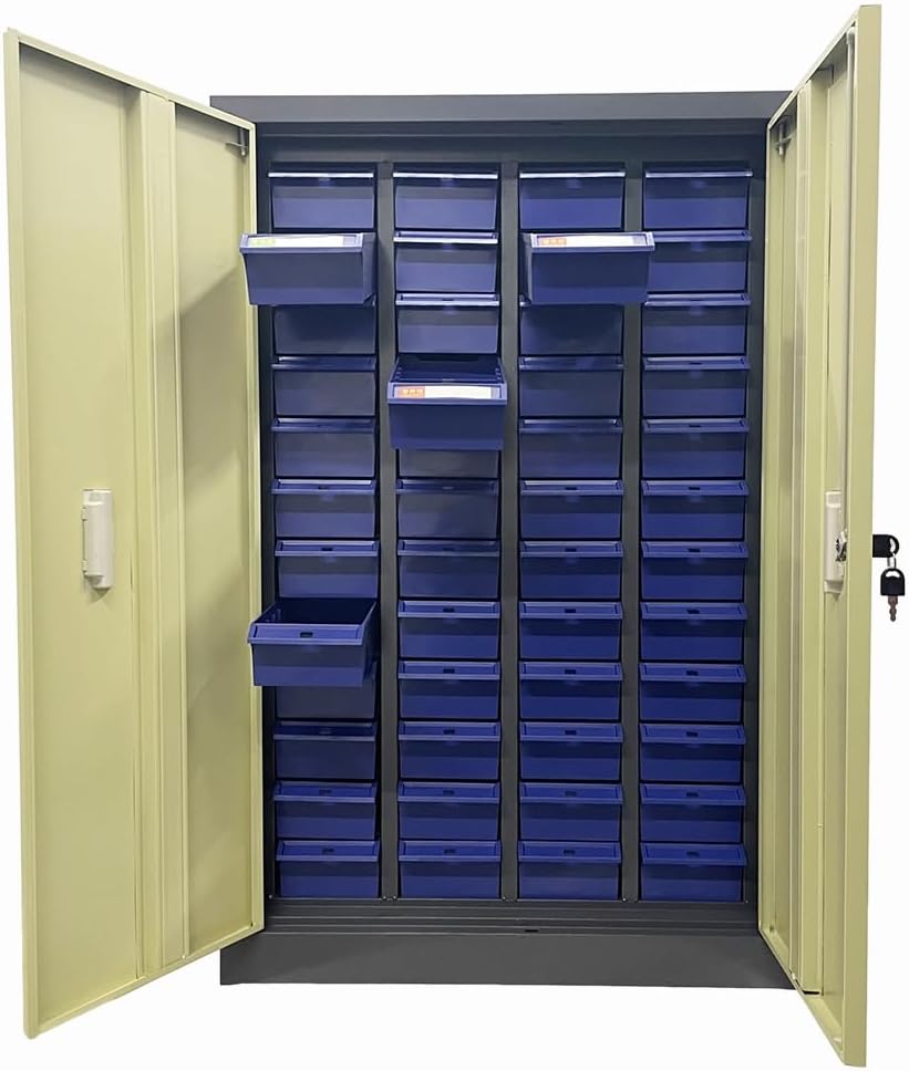 HQHAOTWU Parts Cabinet with 48 Medium Drawers, Tool & Office Supplies Storage Cabinet
