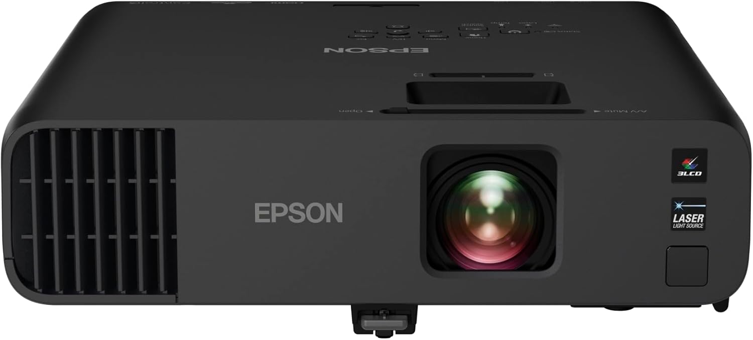 Epson Pro EX11000 3-Chip 3LCD Full HD 1080p Wireless Laser Projector, 4,600 Lumens Color/White Brightness, Miracast, 2 HDMI Ports, USB Power for Streaming, Built-in 16W Speaker