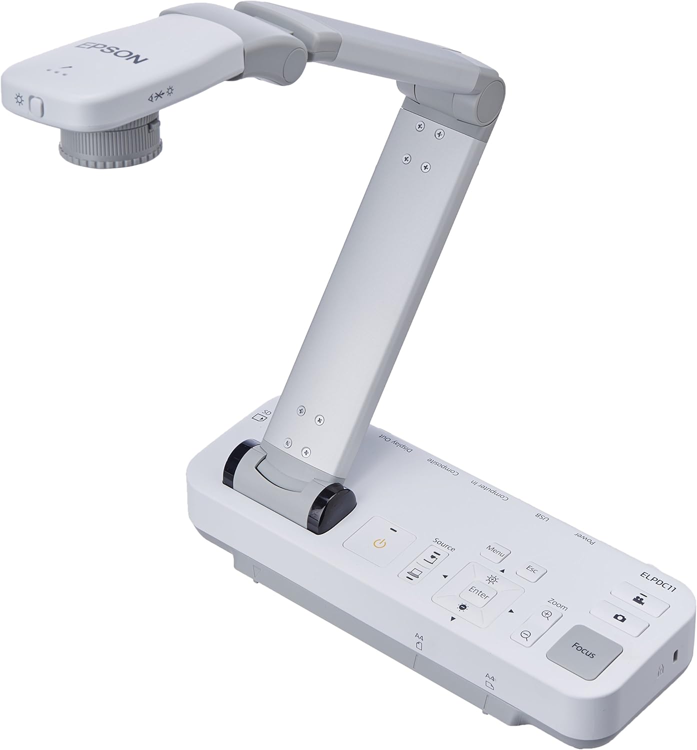Epson DC-11 Document Camera with SXGA resolution, Microphone, Internal Memory and USB Connectivity