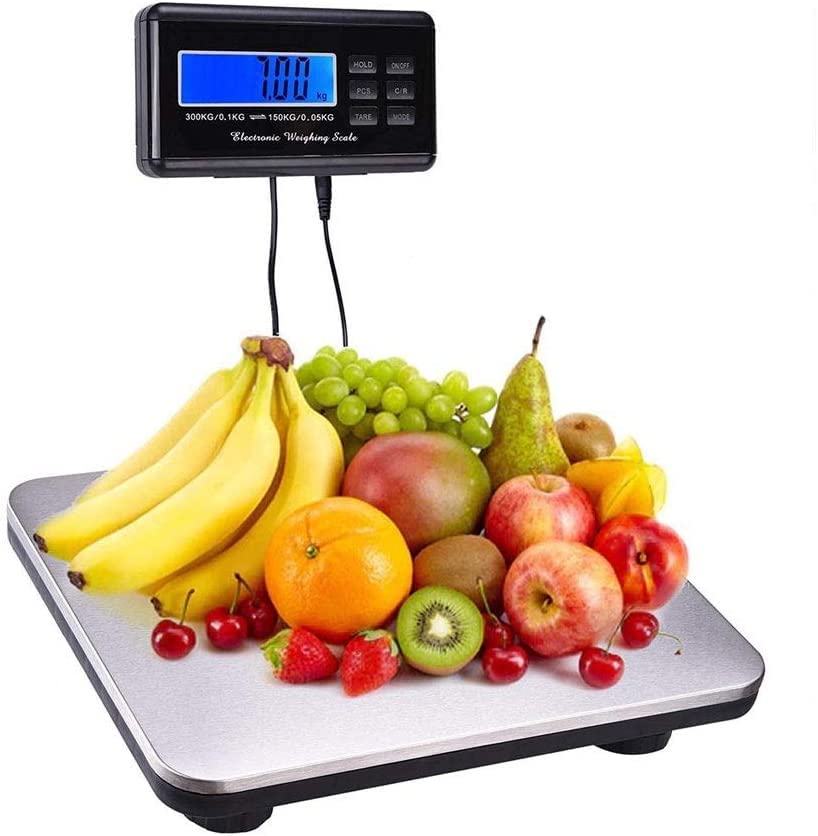 Dual Range Postal Scale Pet Platform Scale Express Delivery Logistics Profession Electronic Scale Band LCD Backlit Display