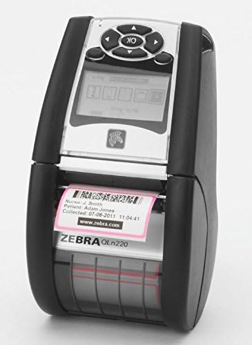 Zebra QN2-AUNA0E00-00 QLN 220 Direct Thermal Mobile Label Printer, Wi-Fi and Bluetooth, Monochrome, 203 dpi, 2.75