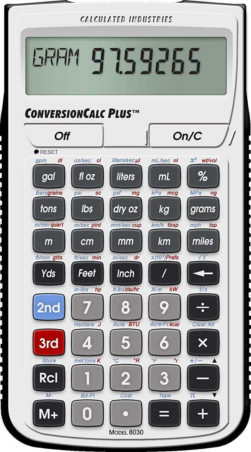 Calculated Industries 8030 ConversionCalc Plus Ultimate Professional Conversion Calculator (2-Pack)