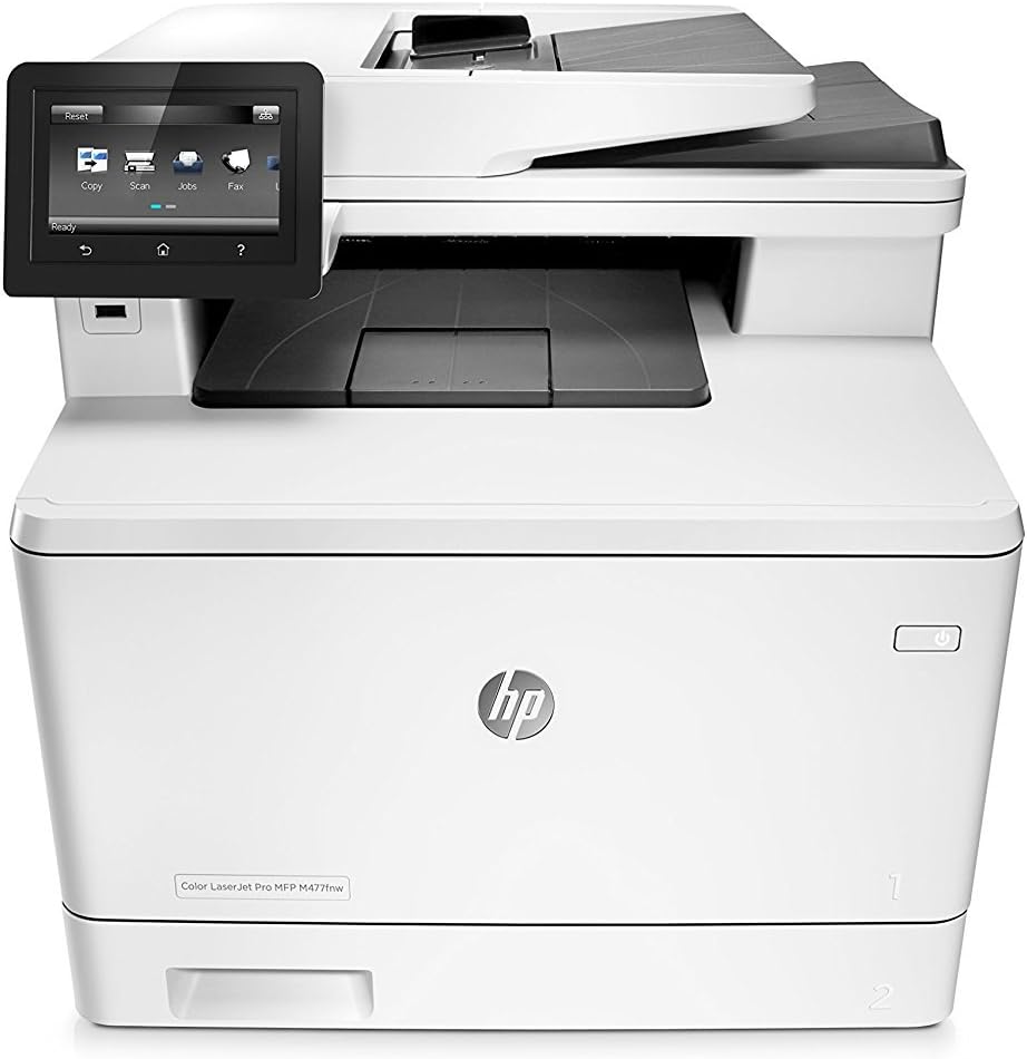 HP Laserjet Pro M477fnw Multifunction Wireless Color Laser Printer with Built-in Ethernet (CF377A) (Renewed)