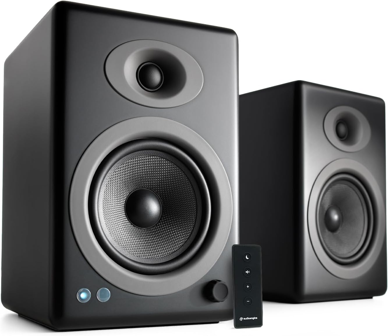 Audioengine A5+ Powered Bookshelf Speakers 150W High-Fidelity Studio Monitors for Music