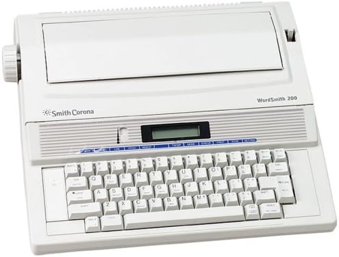 Rebuilt Discontinued Smith Corona Wordsmith 250 Typewriters by Around The Office with New Machine Guarantee, Extra Ribbons & Correction Tapes, and Dust Cover