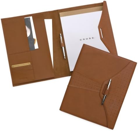 Cross Toffee Pebbled Leather Padfolio with Pen