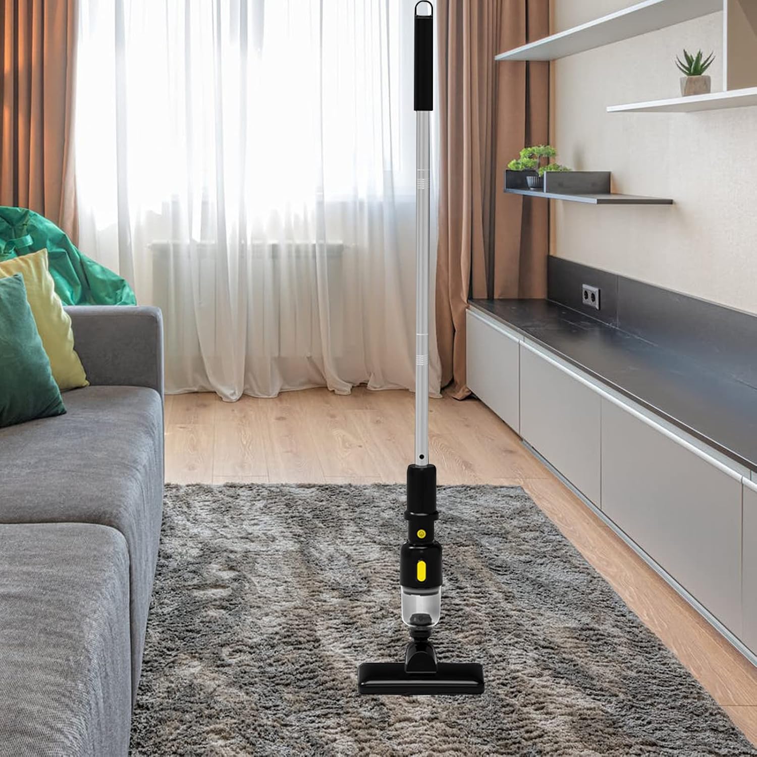 WAGNUS Mini Vacuum Cleaner, Small Cordless Handheld Vacuums,USB Charging Lithium Lon Busters for Keyboard,Computer,Hairs,Car Interior & Other Crevices Cleaning BRLZ-08