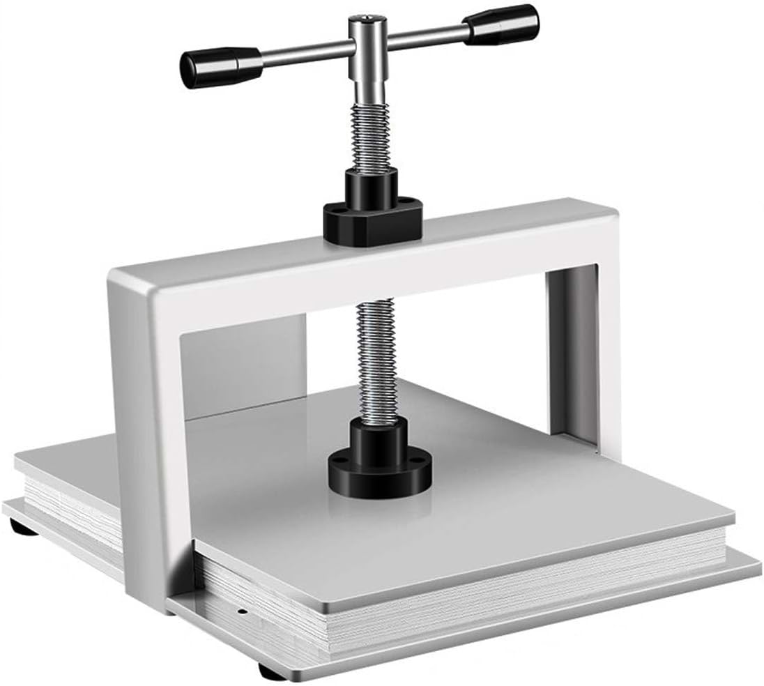 A4/A3 Book Binding Press Machine, Manual Flat Paper Binder, Book Flattening Nipping Machine, 3306lbs (1500kg) Pressure, Office School Tools for Documents Stamps Banknotes,A4 (A3)