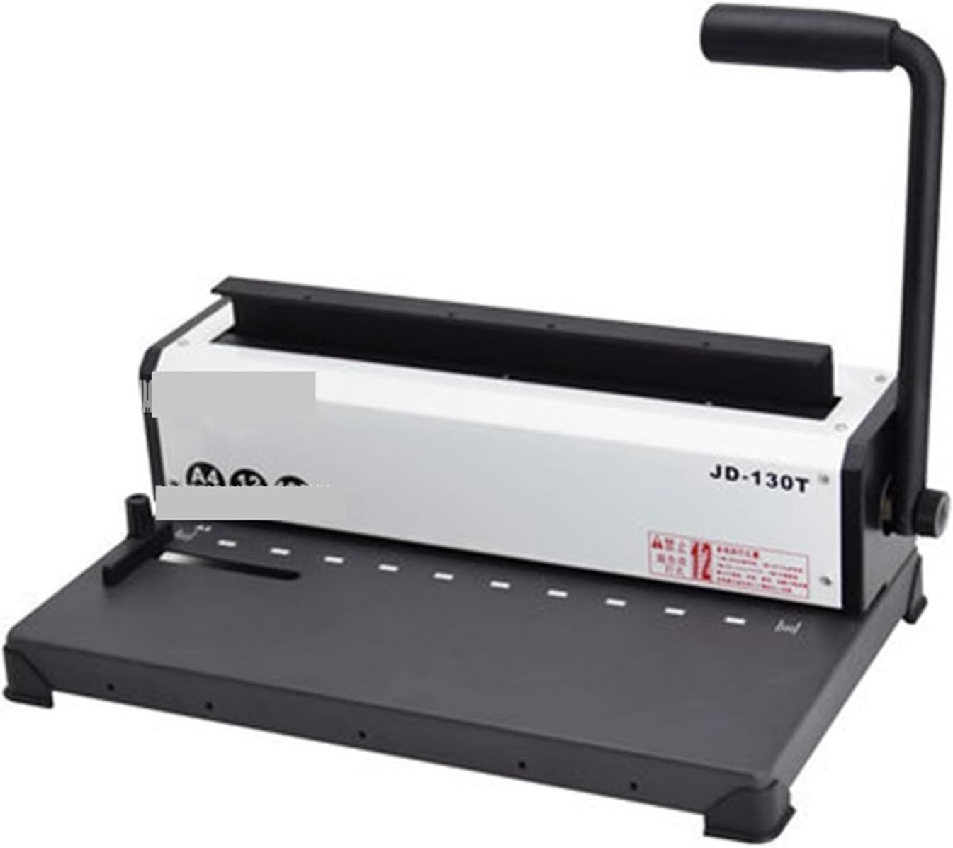 Binding Machines, JD-130T Ten-Hole Clamp Binding Punching Machine Contract Tender File Punching 10-Hole Binding Machine A4 Wire Binding Machine