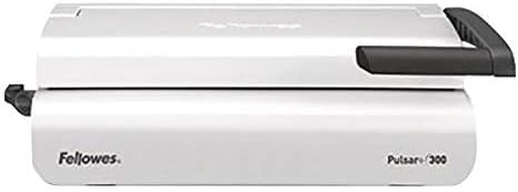 TableTop King 5006801 Pulsar White 300-Sheet Manual Comb Binding Machine