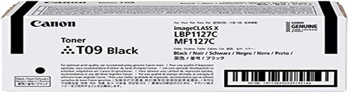 Canon Toner T09 Bk Toner Cartridge 1 Pc(S) Original Black , W128260839 (1 Pc(S) Original Black)