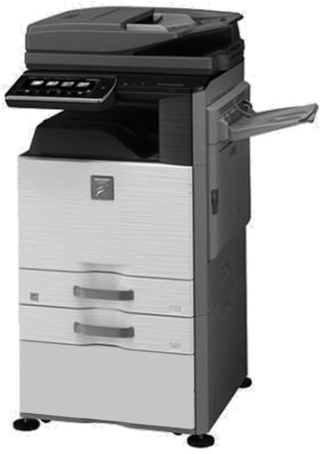 Refurbished Sharp MX-M465N Monochrome Multifunction Copier - A3/A4, 46ppm, Network Print/Scan, Duplex, USB, 2 Trays and Stand (Certified Refurbished)