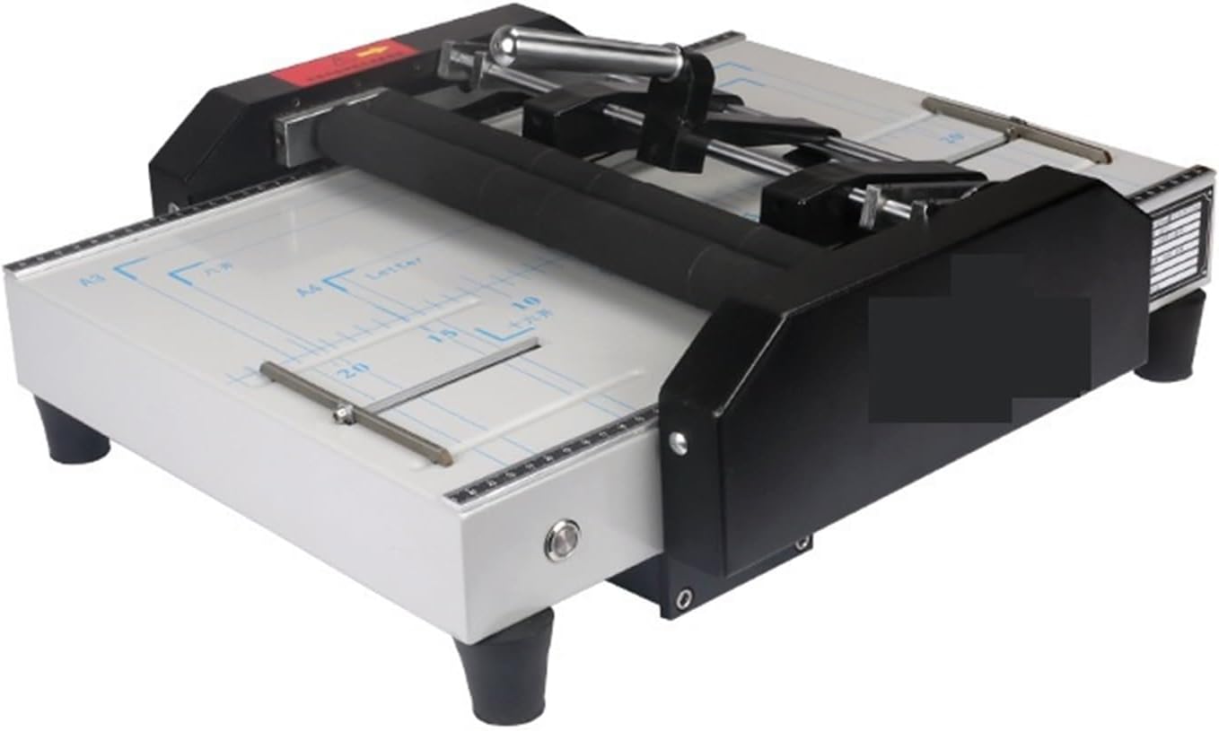 Binding Machine, A3 Size Paper Book Desktop Stapler and Folder Stapling Folding Booklet Machine,Spiral Binding Machine