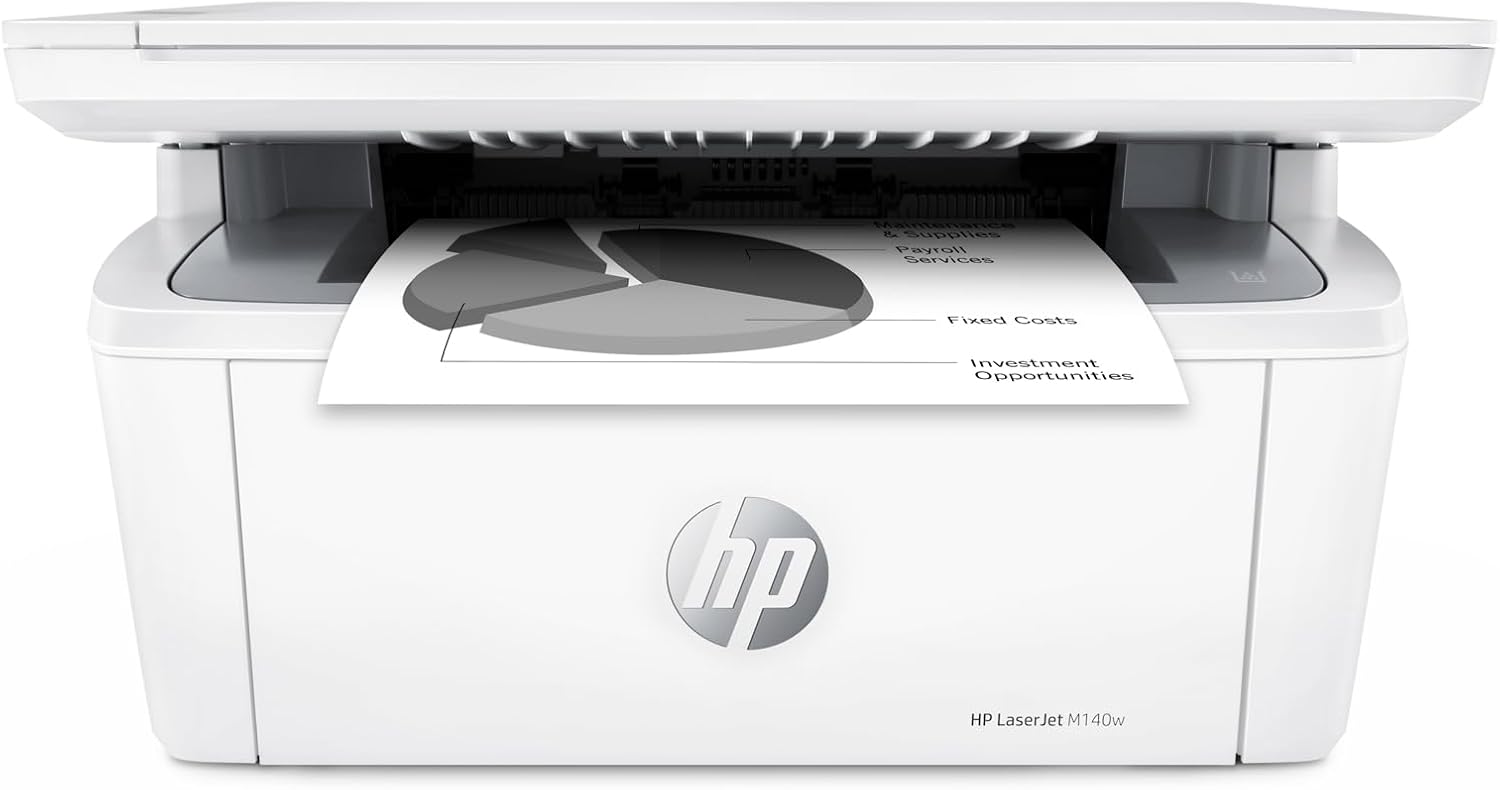 HP Laserjet MFP M140w Wireless Black & White Printer, Print, scan, Copy, Fast speeds, Easy Setup, Mobile Printing, Best-for-Small Teams