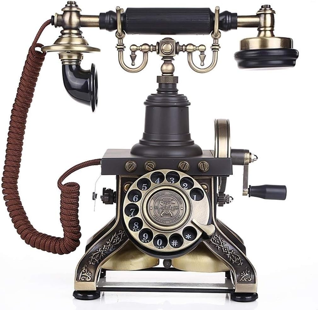 Antique Fixed Telephone High-end Luxury Home Retro Wired Landline Telephone for Home Hotel