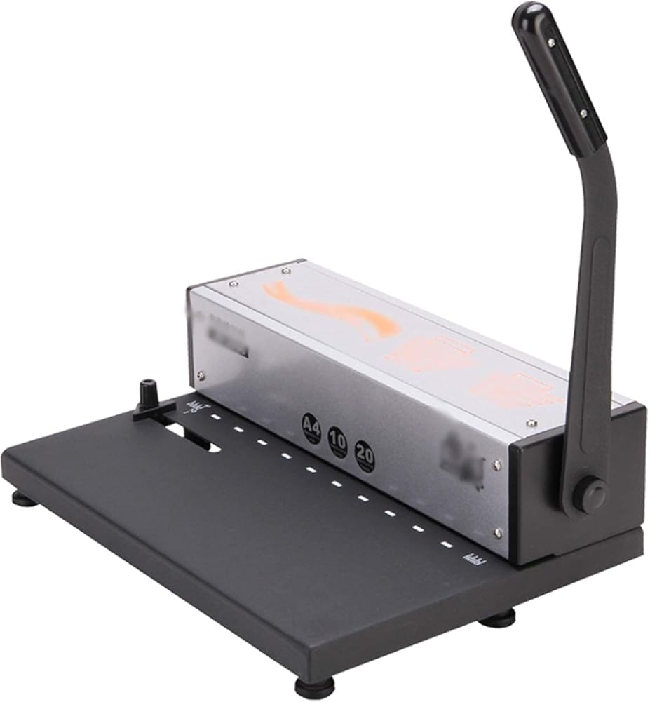 JKSVTF 10 Holes Manual Coil Binding Machine Book Binding Machine Punching Machine Office Desktop Tool