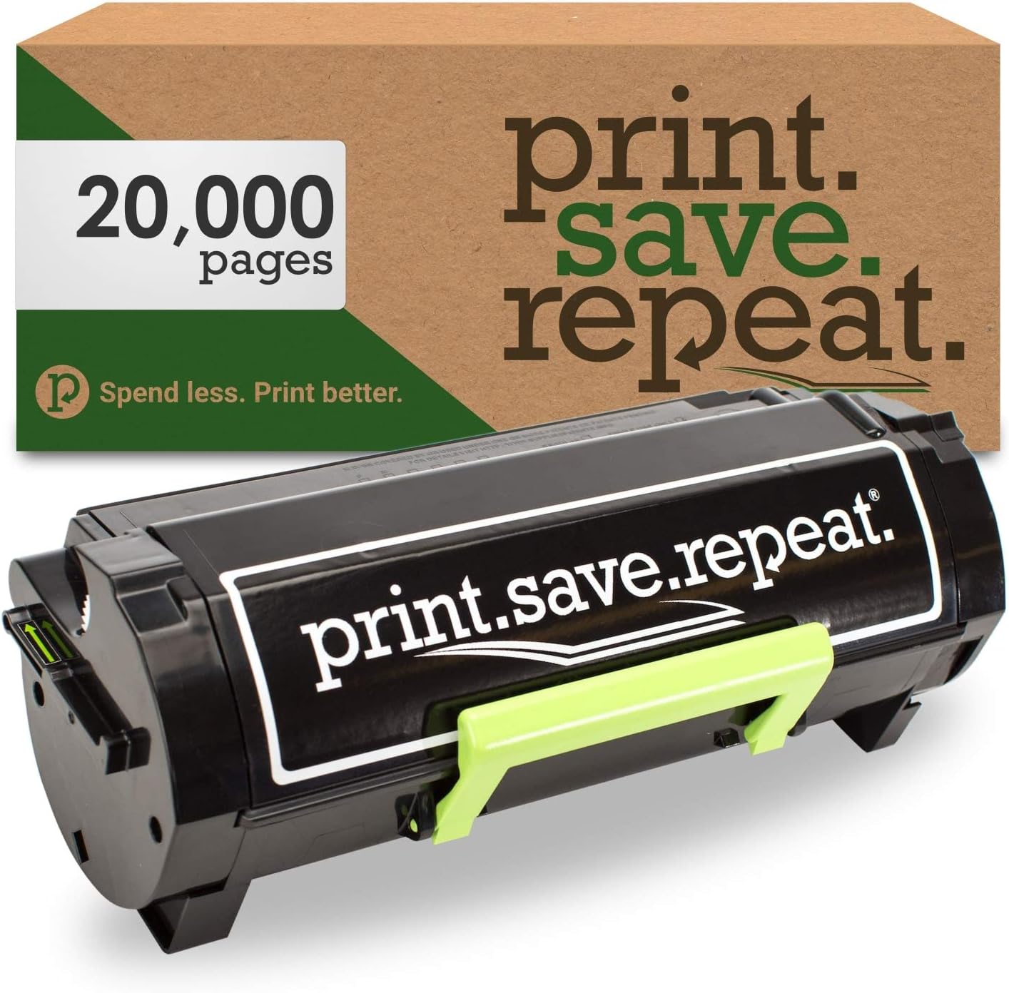 Print.Save.Repeat. Lexmark 51B1X00 Extra High Yield Remanufactured Toner Cartridge for MS517, MS617, MX517, MX617 Laser Printer [20,000 Pages]