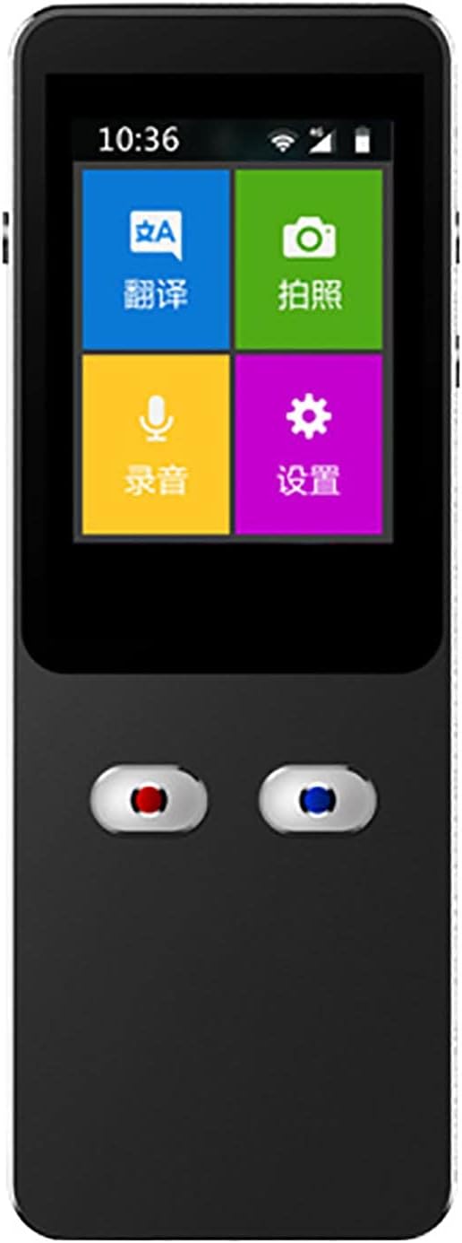 Portable Foreign Language Translators Device - Language Translator Portable Instant Translator Device, Portable Two Way Voice Interpreter, Portable Languages Two Way Instant Voice Translator Effi