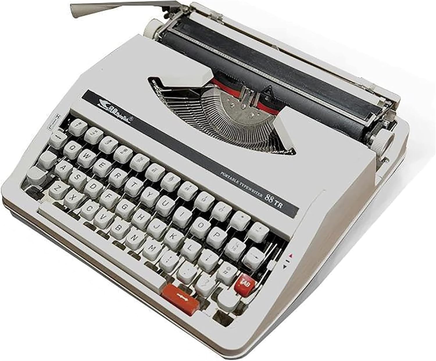 QYQCXGL Portable Manual Typewriter, Old-Fashioned Mechanical English Typewriter, Vintage Inspired Functional Home Decor, for Free Writing, Creative Writing and Ideal for Letters