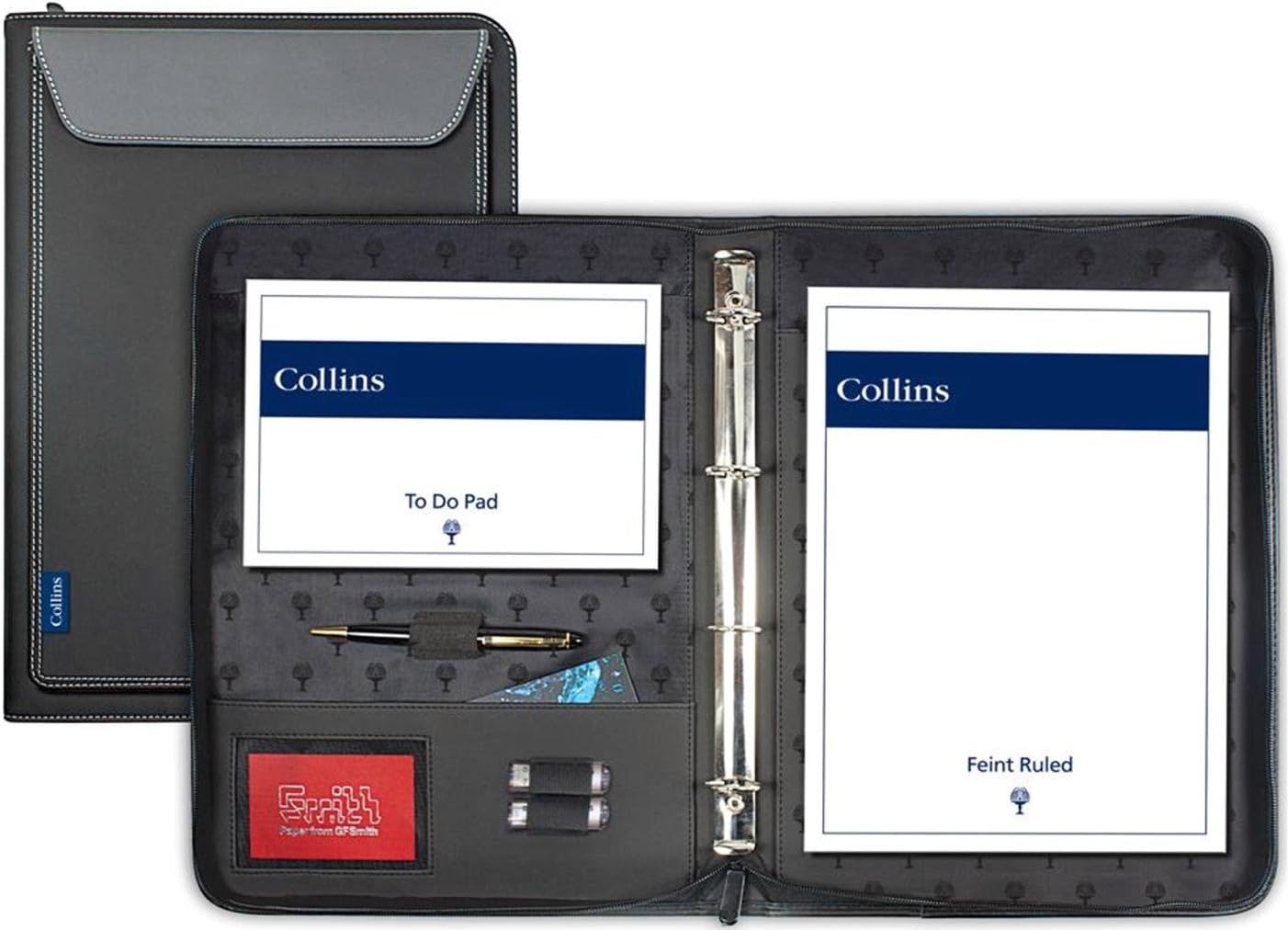 Collins Conference Ringbinder Folder with External Pocket