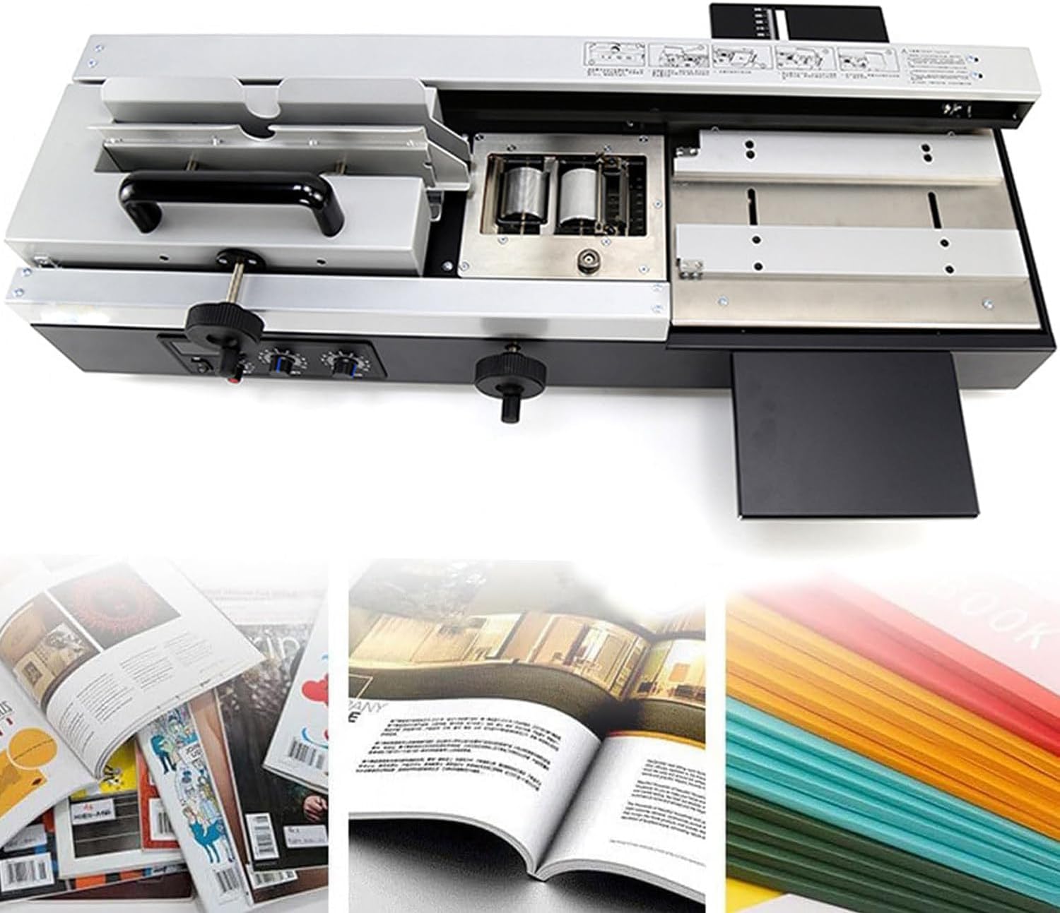 HYUIO 1250w Book Binding Machine,Electric A4Glue Paper Binding Machine,Desktop Hot Melt Binding Machine