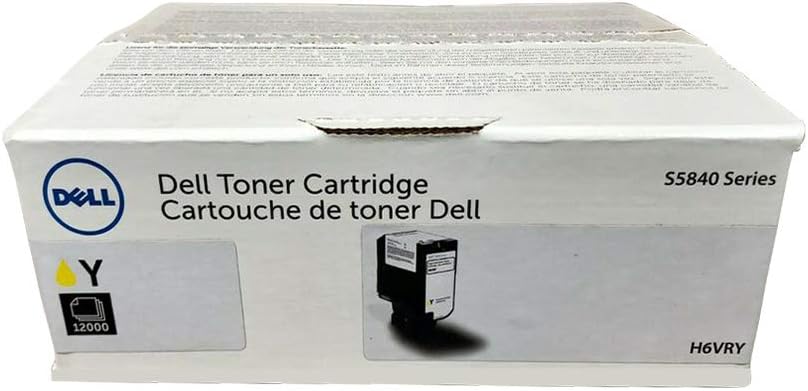 Dell Toner Cartridge - Yellow (H6VRY)