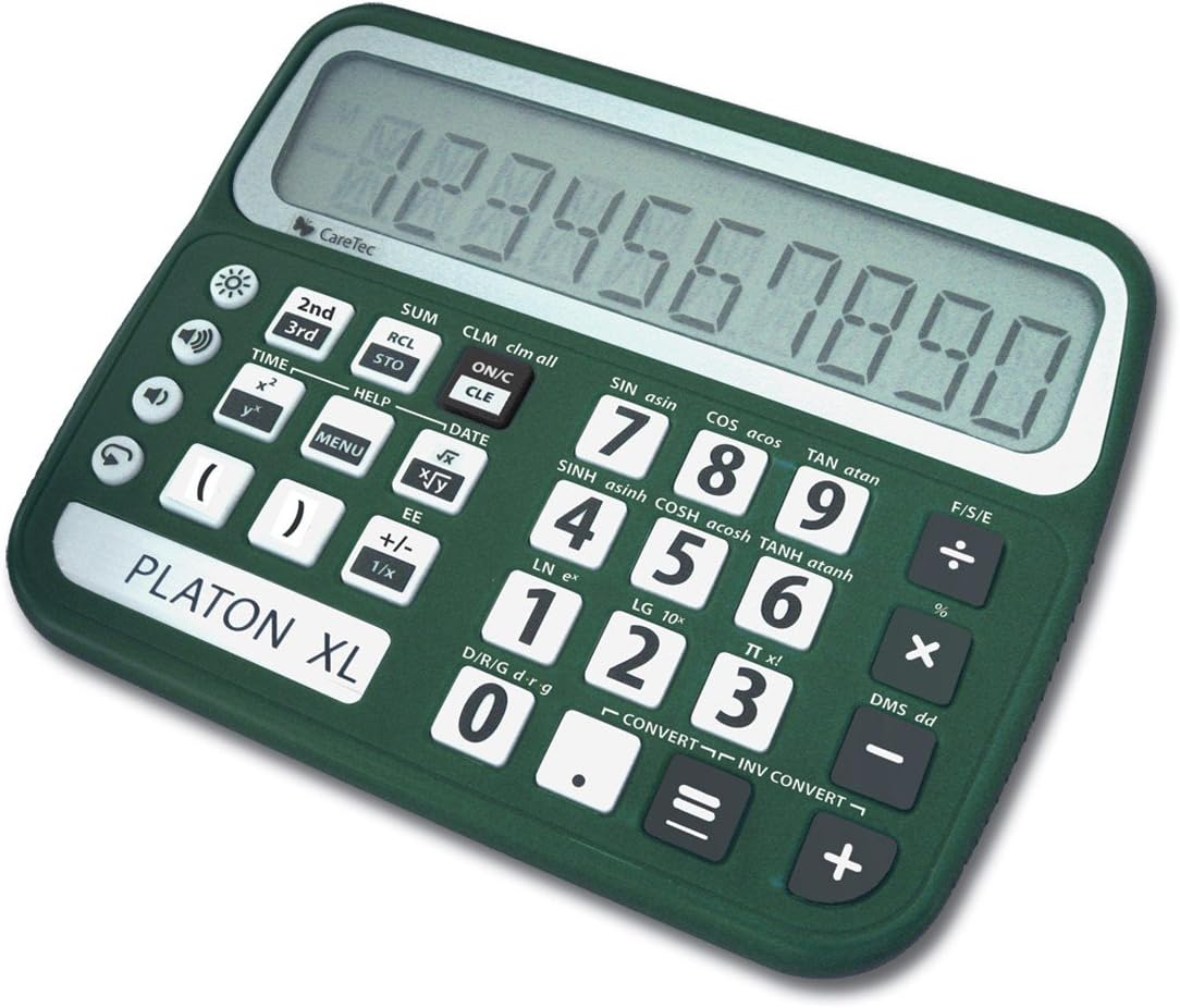 Platon XL Talking Low Vision Scientific Calculator